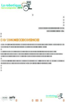 Concours de robotique - Lycée Français Victor Hugo
