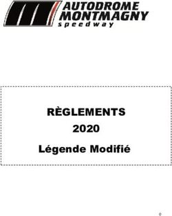 R&Egrave;GLEMENTS 2020 L&eacute;gende Modifi&eacute; - Autodrome de Montmagny