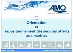 Orientation et repositionnement des services offerts aux marinas - Léna Roy, AMQ