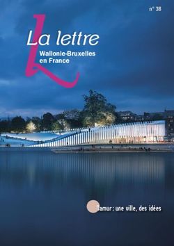 La lettre - Namur : une ville, des idées
