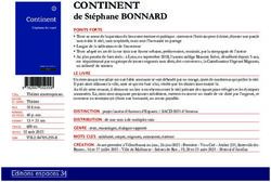 CONTINENT de Stéphane BONNARD - éditions Théâtrales