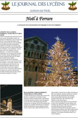 No&euml;l &agrave; Ferrare LE JOURNAL DES LYC&Eacute;ENS - EDITION DE NO&Euml;L - IT Bachelet Ferrara