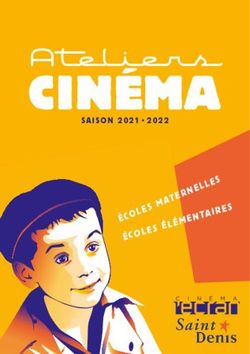 CIN&Eacute;MA Ateliers &Eacute;COLES &Eacute;L&Eacute;MENTAIRES - Cin&eacute;ma L'&Eacute;cran de Saint-Denis &agrave; Saint-Denis