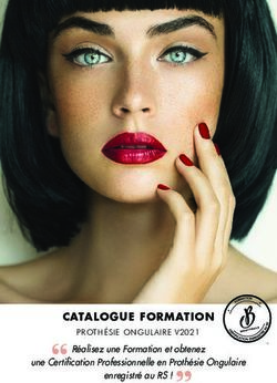 CATALOGUE FORMATION PROTH&Eacute;SIE ONGULAIRE V2021 - R&eacute;alisez une Formation et obtenez - BeautyNails