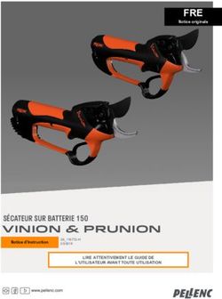 FRE - VINION & PRUNION SÉCATEUR SUR BATTERIE 150 - Pellenc