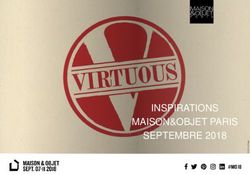 INSPIRATIONS MAISON&OBJET PARIS SEPTEMBRE 2018 - Maison et Objet