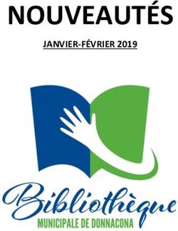 NOUVEAUT&Eacute;S JANVIER-F&Eacute;VRIER 2019 - Ville de Donnacona