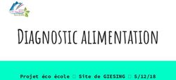 Diagnostic alimentation - Projet éco école - Site de GIESING 5/12/18 - Lycée Jean Renoir