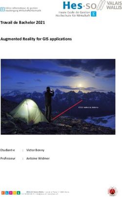 Travail de Bachelor 2021 Augmented Reality for GIS applications - Etudiant-e Professeur : Victor Bonny : Antoine Widmer