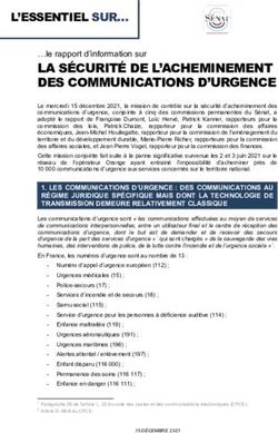 LA S&Eacute;CURIT&Eacute; DE L'ACHEMINEMENT DES COMMUNICATIONS D'URGENCE - S&eacute;nat
