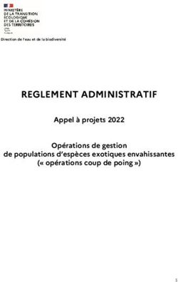 REGLEMENT ADMINISTRATIF - Appel &agrave; projets 2022 Op&eacute;rations de gestion de populations d'esp&egrave;ces exotiques envahissantes " op&eacute;rations coup de poing ...