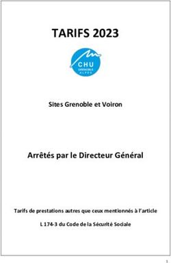 TARIFS 2023 - Arrêtés par le Directeur Général Sites Grenoble et Voiron - CHU Grenoble Alpes