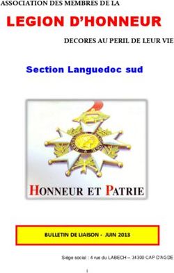ASSOCIATION DES MEMBRES DE LA DECORES AU PERIL DE LEUR VIE