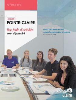 Une foule d'activités - pour s'épanouir ! APPEL DE CANDIDATURES COMITÉ CONSULTATIF JEUNESSE - Ville de Pointe-Claire