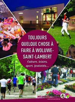 TOUJOURS QUELQUE CHOSE À FAIRE À WOLUWE-SAINT-LAMBERT - CULTURE, LOISIRS, SPORT, FESTIVITÉS - DÉFI ...