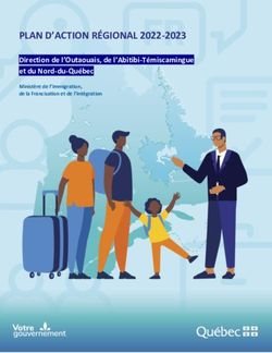 PLAN D'ACTION R&Eacute;GIONAL 2022-2023 - Direction de l'Outaouais, de l'Abitibi-T&eacute;miscamingue et du Nord-du-Qu&eacute;bec