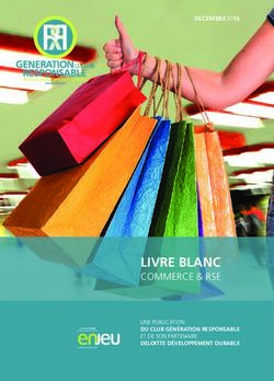 LIVRE BLANC COMMERCE & RSE - DÉCEMBRE2016 - CLUB GÉNÉRATION RESPONSABLE