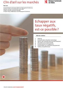 Echapper aux taux négatifs, est-ce possible ? - Mai 2021