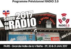 Programme Prévisionnel RADIO 2.0