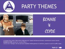 PARTY THEMES BONNIE & - Avantages
