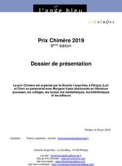 Prix Chim&egrave;re 2019 9&egrave;me &eacute;dition