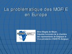 La probl&eacute;matique des MGF/E en Europe - Mme Magda de Meyer, D&eacute;put&eacute;e honoraire de la chambre des repr&eacute;sentants de Belgique et Vice-pr&eacute;sidente ...
