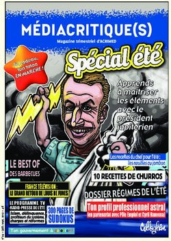 Médiacritique(s) Magazine trimestriel d'ACRIMED