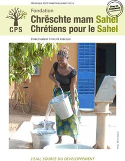 CPS Fondation - L'EAU, SOURCE DU DEVELOPPEMENT - Chr&euml;schte mam Sahel