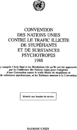 CONVENTION DES NATIONS UNIES CONTRE LE TRAFIC llLICITE DE STUPÉFIANTS ET DE SUBSTANCES PSYCHOTROPES