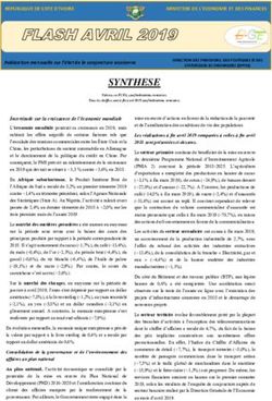 SYNTHESE - Ministère de l'Economie et ...