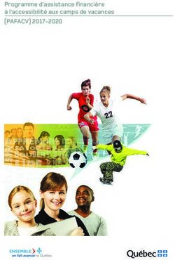 Programme d'assistance financière à l'accessibilité aux camps de vacances - (PAFACV) 2017-2020 - Gouvernement ...