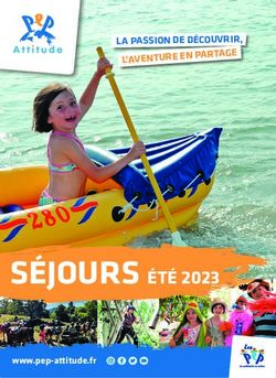 SÉJOURS ÉTÉ 2023 - LA PASSION DE DÉCOUVRIR, L'AVENTURE EN PARTAGE