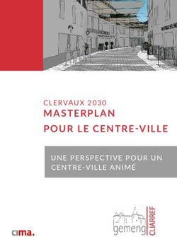 MASTERPLAN POUR LE CENTRE-VILLE - CLERVAUX 2030 UNE PERSPECTIVE POUR UN CENTRE-VILLE ANIMÉ - Clervaux.lu