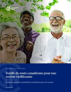 Feuille de route canadienne pour une société vieillissante - Tendances actuelles, possibilités et implications pour les normes - CSA Group