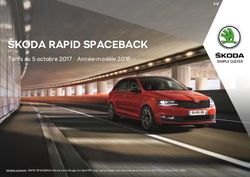&Scaron;KODA RAPID SPACEBACK - Tarifs au 5 octobre 2017 / Ann&eacute;e-mod&egrave;le 2018 (J) - Skoda