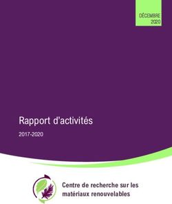 Rapport d'activités 2017-2020 - Centre de recherche sur les matériaux renouvelables - Centre de recherche sur les matériaux ...