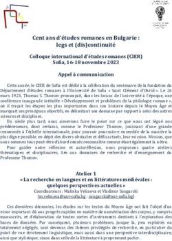 Cent ans d'&eacute;tudes romanes en Bulgarie : legs et (dis)continuit&eacute;