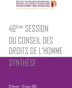DU CONSEIL DES DROITS DE L'HOMME SYNTH&Egrave;SE - 46&egrave;me SESSION - 22 f&eacute;vrier - 24 mars 2021 - Defence for Children International