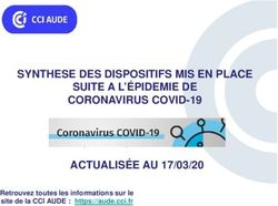SYNTHESE DES DISPOSITIFS MIS EN PLACE SUITE A L'ÉPIDEMIE DE CORONAVIRUS COVID-19 ACTUALISÉE AU 17/03/20 - Retrouvez toutes les informations sur le ...