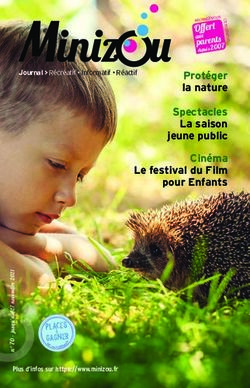 Prot&eacute;ger la nature Spectacles La saison jeune public Cin&eacute;ma Le festival du Film pour Enfants