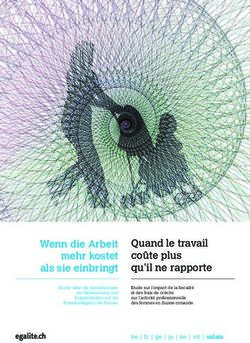 Quand le travail coûte plus qu'il ne rapporte - egalite.ch