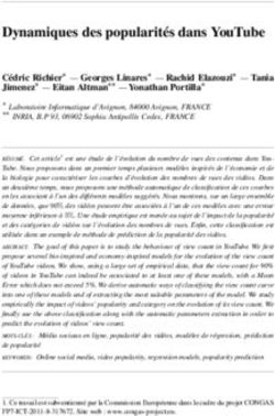 Dynamiques des popularit&eacute;s dans YouTube - C&eacute;dric Richier* - Georges Linares* - Rachid Elazouzi* - Tania Jimenez* - Eitan Altman** - Yonathan Portilla