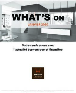 WHAT'S on JANVIER 2020 - Votre rendez-vous avec l'actualité économique et financière