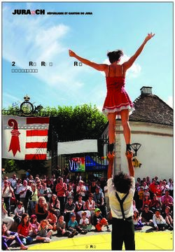 Le Jura sur La voie d'une nouveLLe dynamique - Rapport sur la législature 2007-2010 - CORE