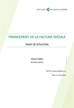 FINANCEMENT DE LA FACTURE SOCIALE - POINT DE SITUATION Gianni Saitta - Union des Communes ...