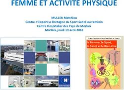 FEMME ET ACTIVITE PHYSIQUE - MULLER Matthieu Centre d'Expertise Bretagne du Sport Santé au Féminin Centre Hospitalier des Pays de Morlaix Morlaix ...