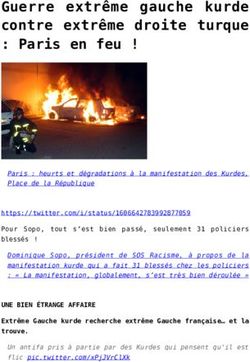 Guerre extr&ecirc;me gauche kurde contre extr&ecirc;me droite turque : Paris en feu !