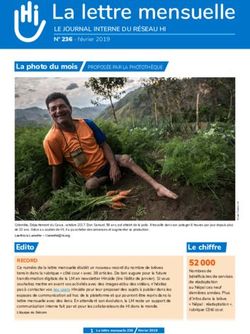 La lettre mensuelle - Rwanda