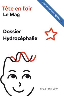 Le Mag Dossier Hydrocéphalie - nº 32 - mai 2019 - Association Tête en l'air
