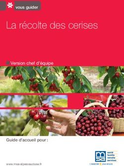 La r&eacute;colte des cerises - Version chef d'&eacute;quipe vous guider - Guide d'accueil pour : MSA Alpes-Vaucluse